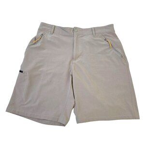 Columbia Mens 36/46 Beige Cargo Outdoor Shorts Khaki 3989